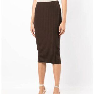 Cotton Citizen Capri ribbed midi skirt